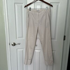 Brunello Cucinelli Cream Cuffed Trousers